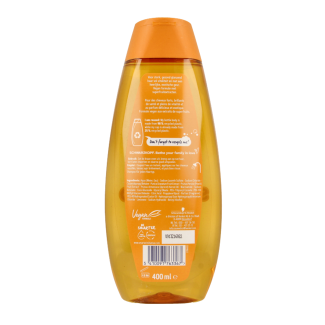 Schwarzkopf Shampoo Pesca 400 Millilitri