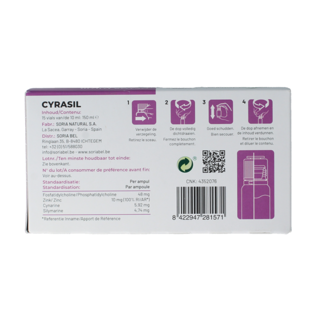Cyrasil 10 ml 15 Ampullen