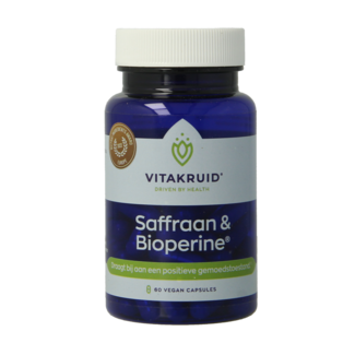 Vitakruid Vitakruid Safran 28 mg (Affron) & Bioperine 60 Vegetarische Kapseln