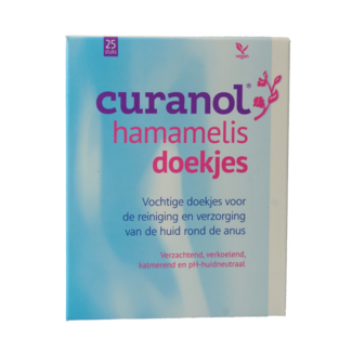 Curanol Lingettes Curanol Hamamélis 25 pièces