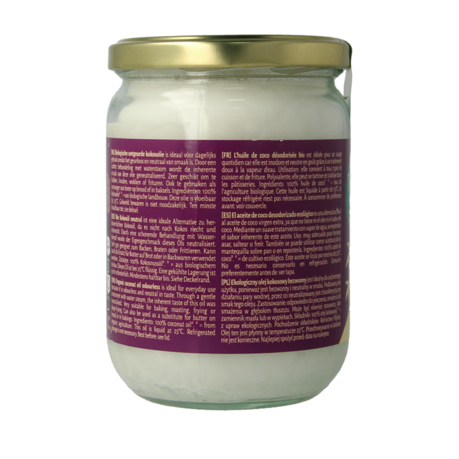 Olio di Cocco Biologico Inodore 500 Milligrammi