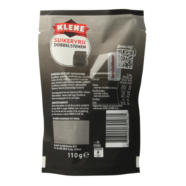 Doppelsalz-Würfel, zuckerfrei, Beutel 110 Gramm