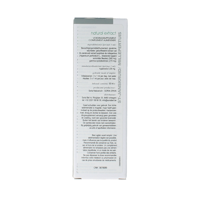 Soria Natural Hypericum perforatum extracto 50 mililitros