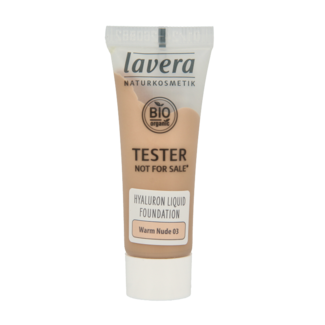Lavera Lavera Hyaluron Płynny podkład warm nude 03 tester 1 Tester