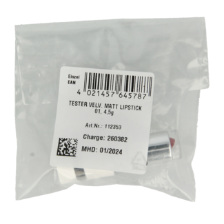 Lavera Lavera Lippenstift velvet matt berry nude 01 Tester 1 Tester