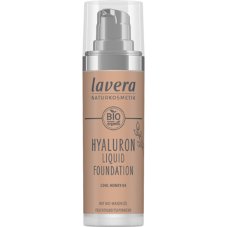 Lavera Lavera Hyaluron Liquid Foundation Cool Honey 04 Organic 30ml