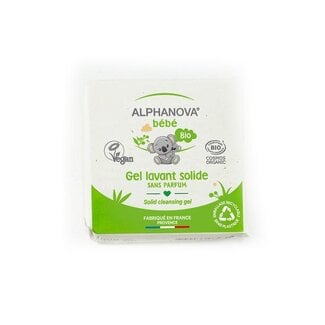 Alphanova Bebe Gel limpiador sólido bio para bebés 100 Gramos