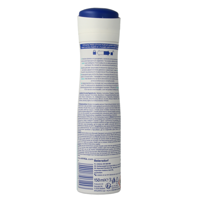 Nivea Deodorant Dry Fresh Spray Damen 150 ml