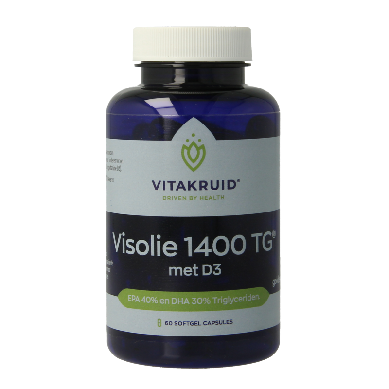 Vitakruid Olio di Pesce 1400 TG D3 - Omega-3 per Cuore e Cervello
