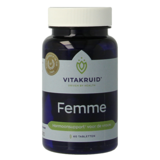 Vitakruid Femme Hormoonsupport con Maca y Azafrán 60 comprimidos