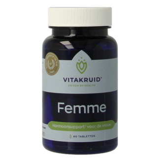 Vitakruid Femme Soutien Hormonal avec Maca & Safran 60 Comprimés