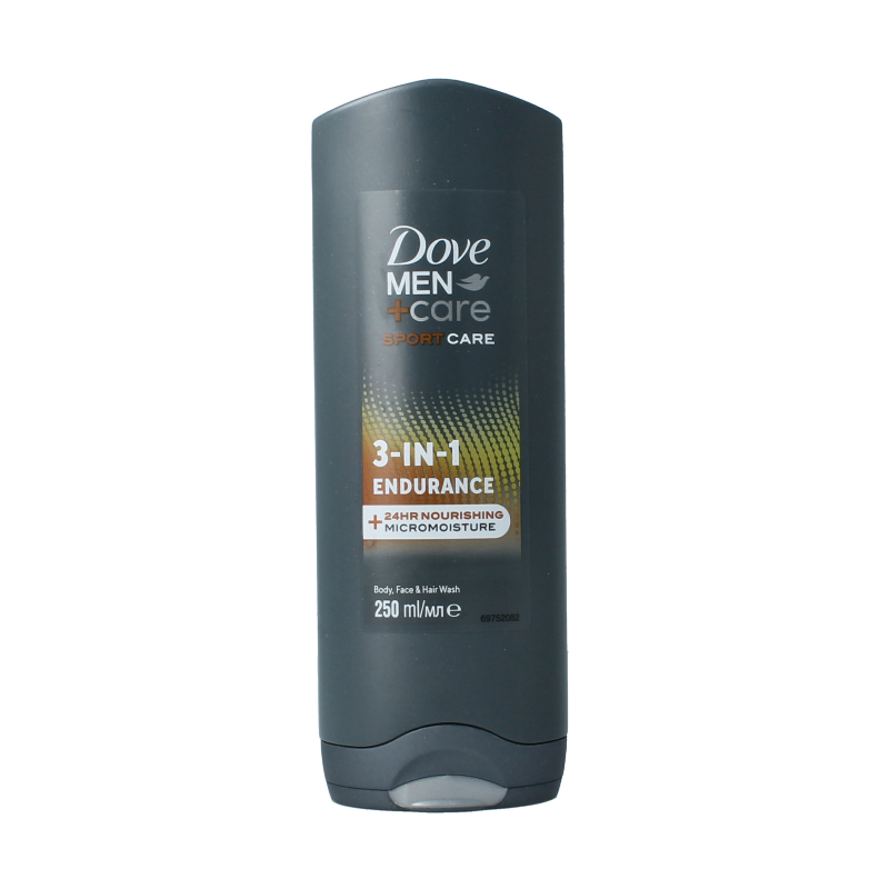 Dove Shower men + care sport endurance 3 en 1 250 mililitros