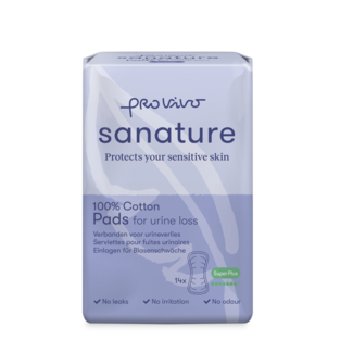 Sanature Pro Vivo incontinence pads super plus 14 pack