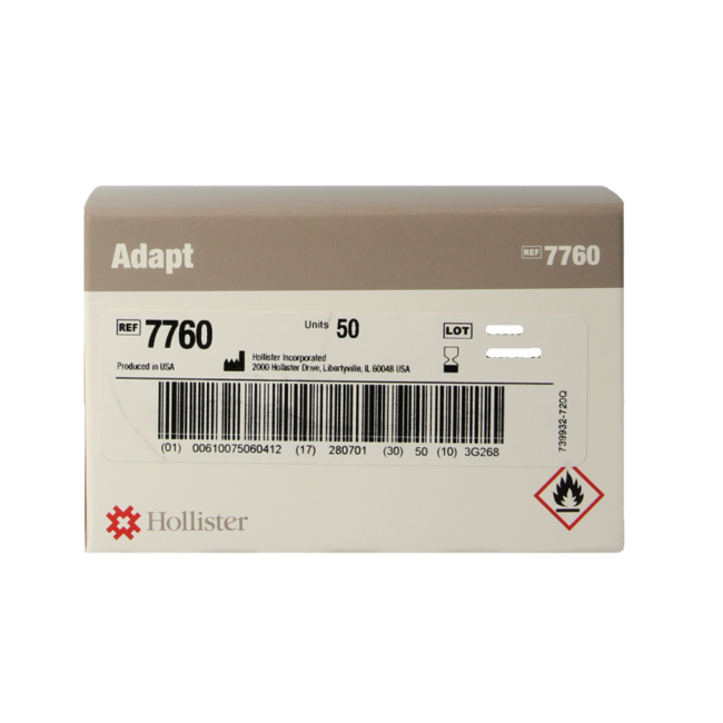 Hollister Adapt Adhesive Remover Wipes 50 Pieces