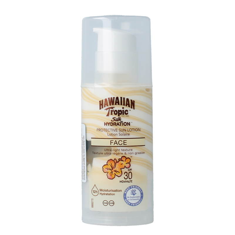 Hawaiian Tropic Silk hydration air soft face SPF30 50 mililitros