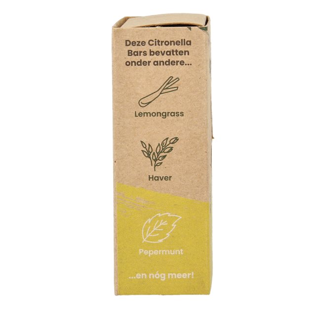 Pain anti-insectes Happysoaps citron et menthe puissante 40 g