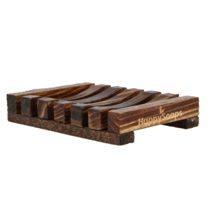 Happysoaps Shampoo bar/soap holder made of dark wood 1 Piece