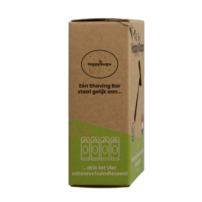 Happysoaps Rasierseifenstück Kokos 80 Gramm