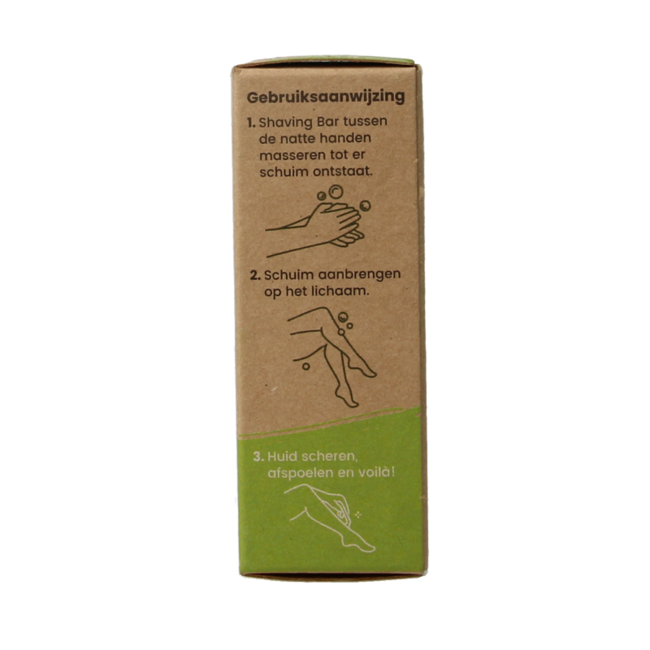 Happysoaps Rasierseifenstück Kokos 80 Gramm