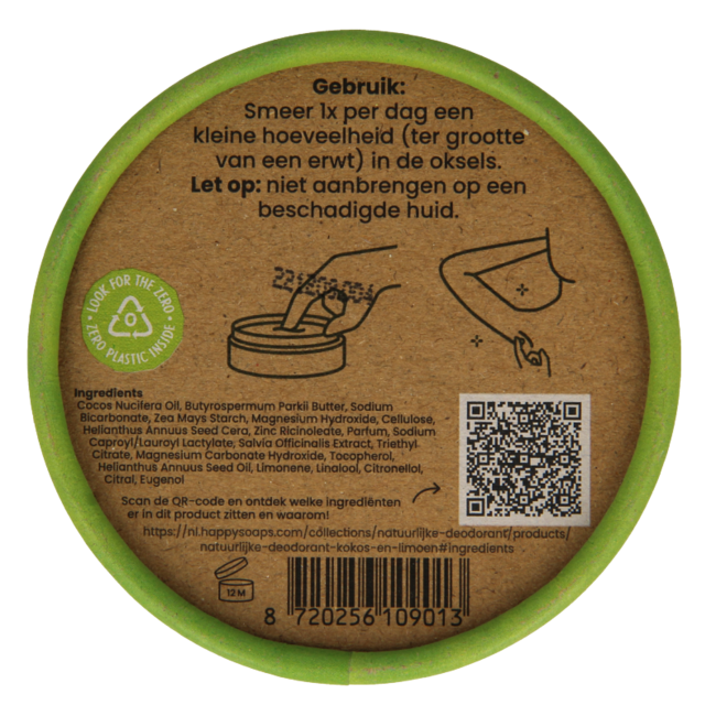 Coconut and Lime Deodorant 45 Gram