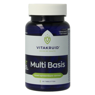 Vitakruid Multi Basis aux formes naturelles 30 comprimés