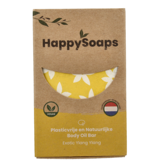 Happysoaps Barra de aceite corporal exotic ylang ylang 70 g