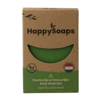 Happysoaps Happysoaps Body bar aloe you vera much 100 Gram
