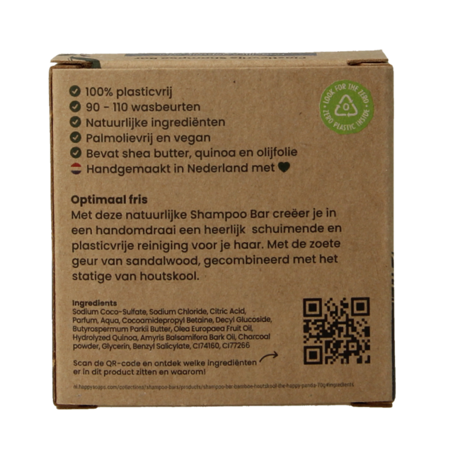 Champú sólido carbón y sándalo dulce 70 g