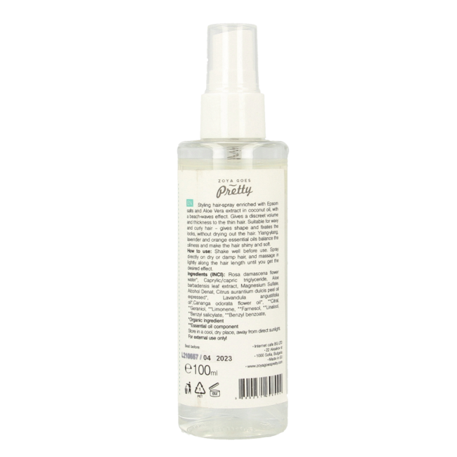 Spray coiffant à l'eau salée 100 ml