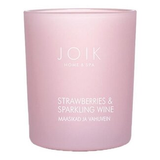 Joik Organics Vela aromática de fresa y vino espumoso vegana 150 g