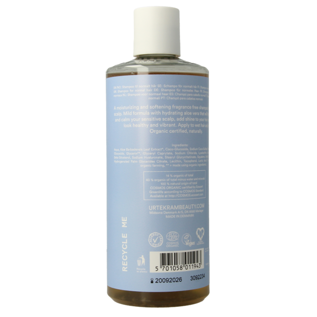 Urtekram Shampoing Find Balance cuir chevelu sensible 500 ml
