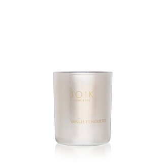 Joik Organics Vela aromática vegana de vainilla y avellana 150 gramos