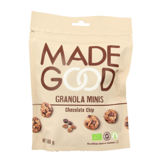 Made Good Made Good Granola minis chocolate chip organic 100 Gram