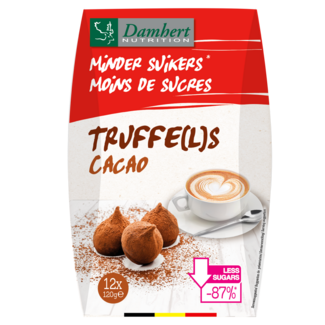 Damhert Damhert Trufas menos azúcar 120 gramos