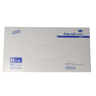 Hartmann Hartmann Peha soft nitril fino handschoen maat M 150 Stuks