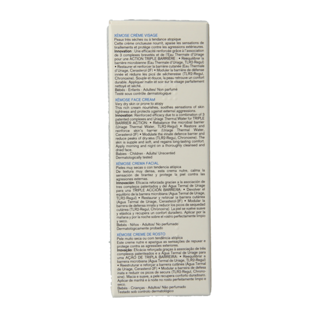 Xemose creme visage 40 Milliliter