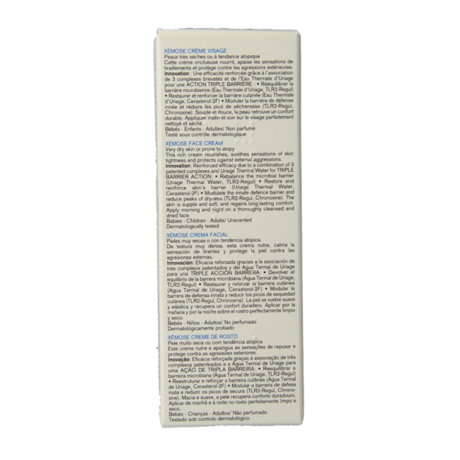 Xémose crème visage 40 ml