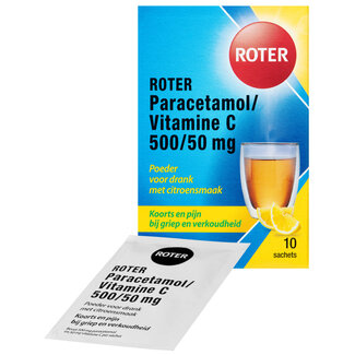 Roter Roter Paracetamol Vitamin C 10 Beutel