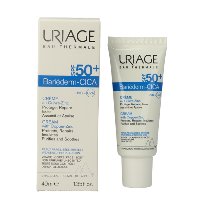 Uriage Bariederm cica creme SPF50 40 mililitros