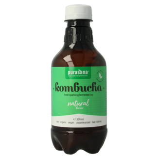 Purasana Kombucha natural vegana bio 330 mililitros