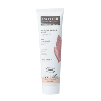 Cattier Mascarilla de arcilla rosa aloe 100 Mililitros
