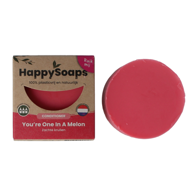 Happysoaps Conditioner Bar Melon Power 65 Gramm