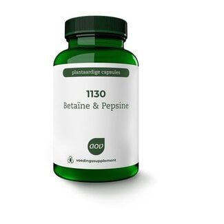 AOV 1130 Betaína pepsina 120 Cápsulas vegetarianas