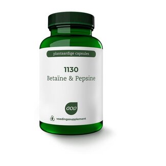 AOV 1130 Betaine Pepsin 120 Vegetarian Capsules