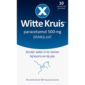 Witte Kruis Paracetamol 500 mg granulado 10 sobres