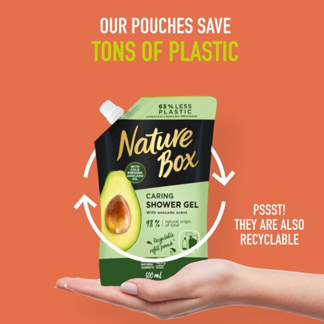 Nature Box Duschgel Avocado Nachfüllbeutel 500 ml