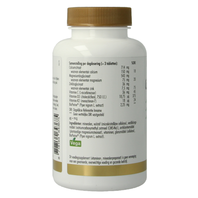 Calcium, Magnesium & Zinc 90 Tablets