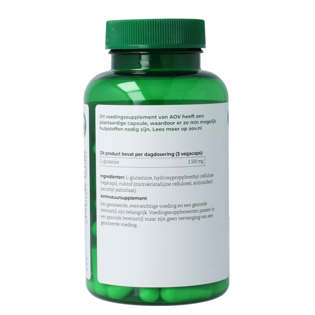 AOV 605 L-Glutamina 500mg 90 Cápsulas vegetarianas