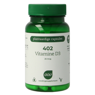 AOV AOV 402 Vitamina D3 25mcg 60 Cápsulas vegetarianas