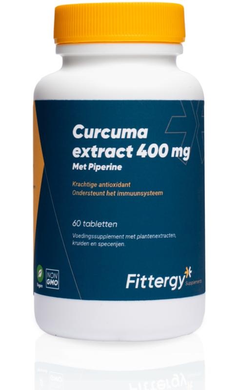 Fittergy Curcuma extract 400mg 60 Tabletten